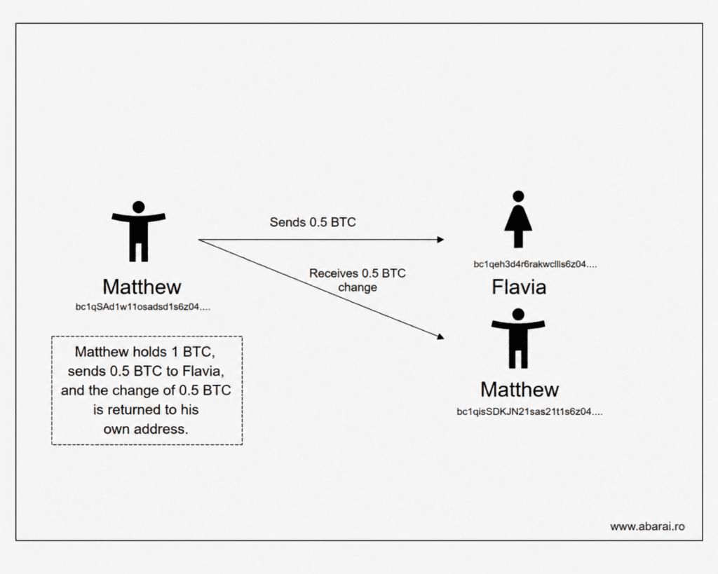 example of a bitcoin transaction.
