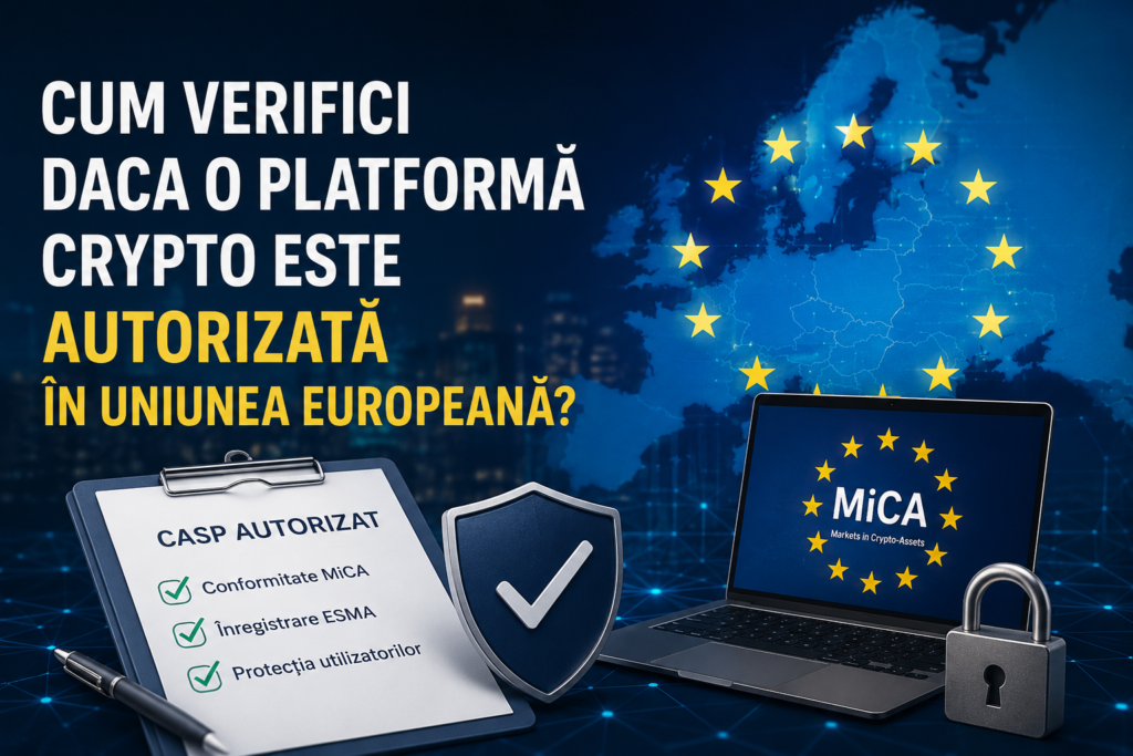 Cum verificam daca o platforma crypto este autorizata ?