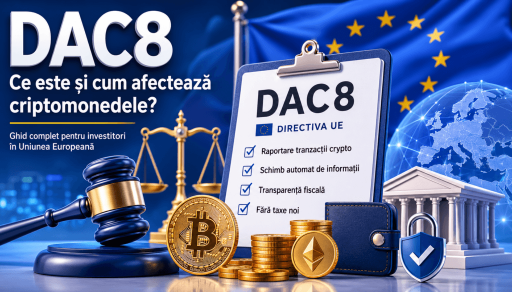 DAC8 - Ce este și cum afectează criptomonedele - Ghid complet pentru investitori în Uniunea Europeană