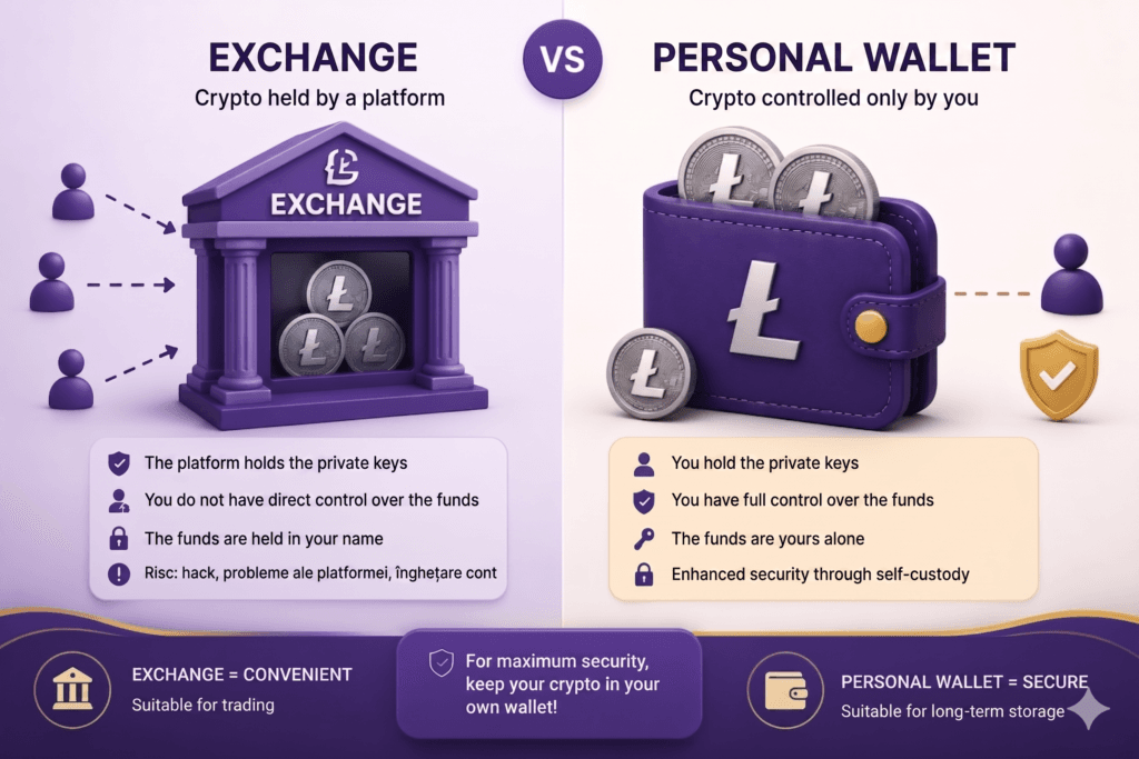 exchange funds custody vs personal funds custody