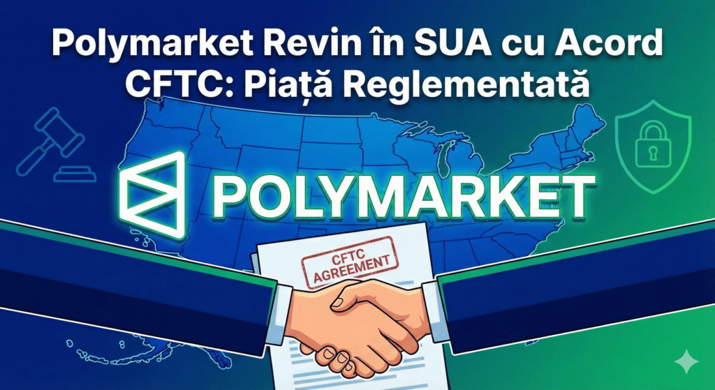 Polymarket Revin în SUA cu Acord CFTC: Piață Reglementată