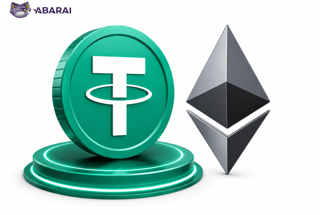 criptomoneda USDT functioneaza pe blockchain-ul Ethereum 