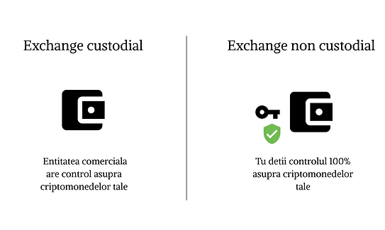 Crypto-monnaie: échange de garde vs échange non-personnalité