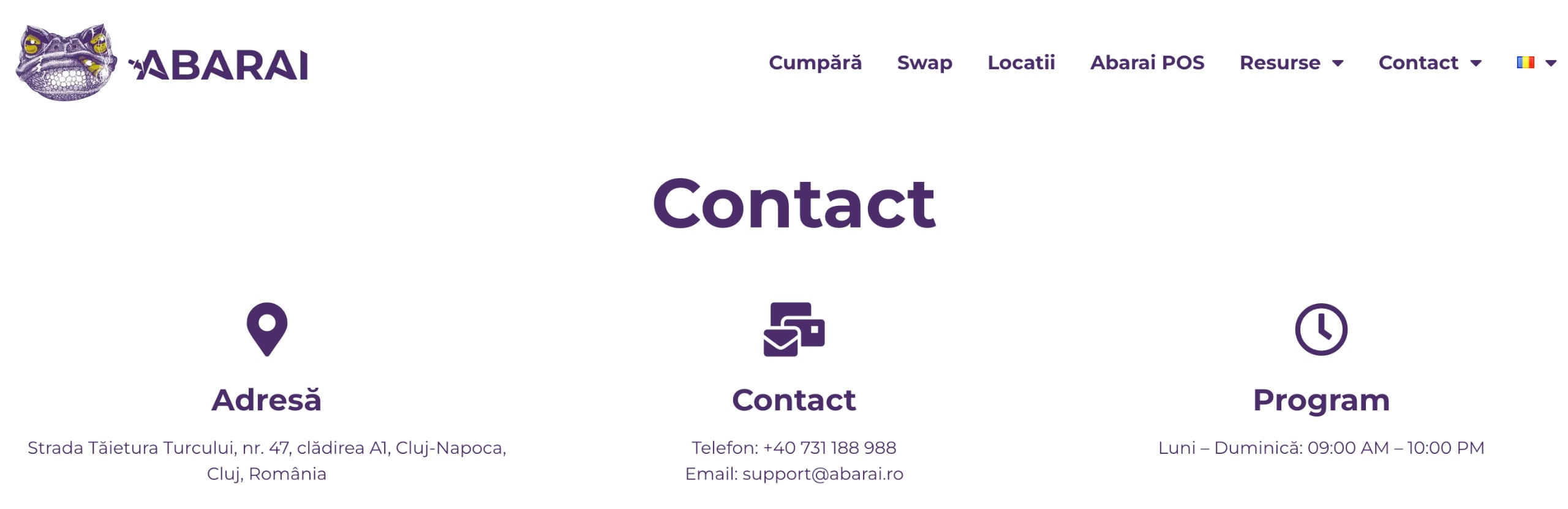 contact details