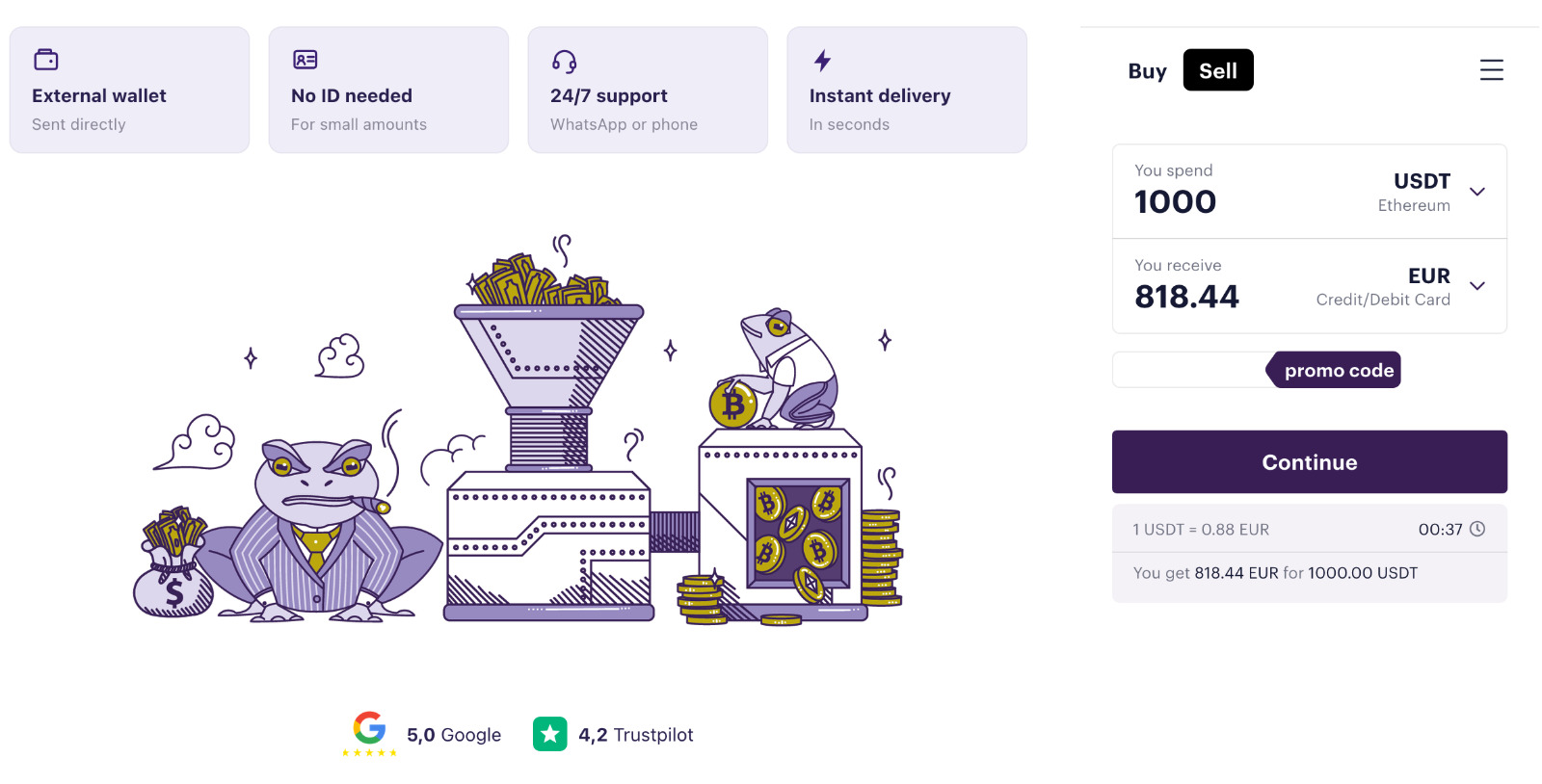 How to withdraw money from trust wallet