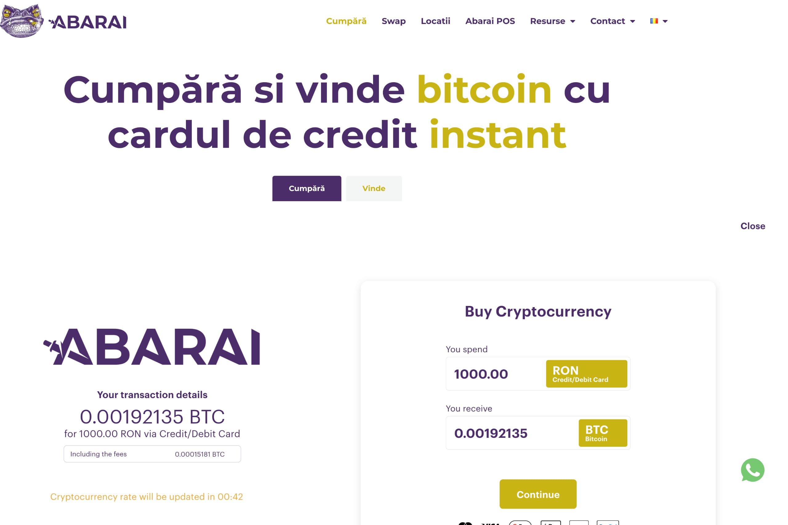 comision transparent platforma abarai