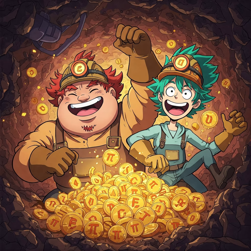 Réseau PI de mine de crypto-monnaie