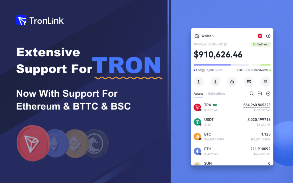 Wallet-ul Tronlink